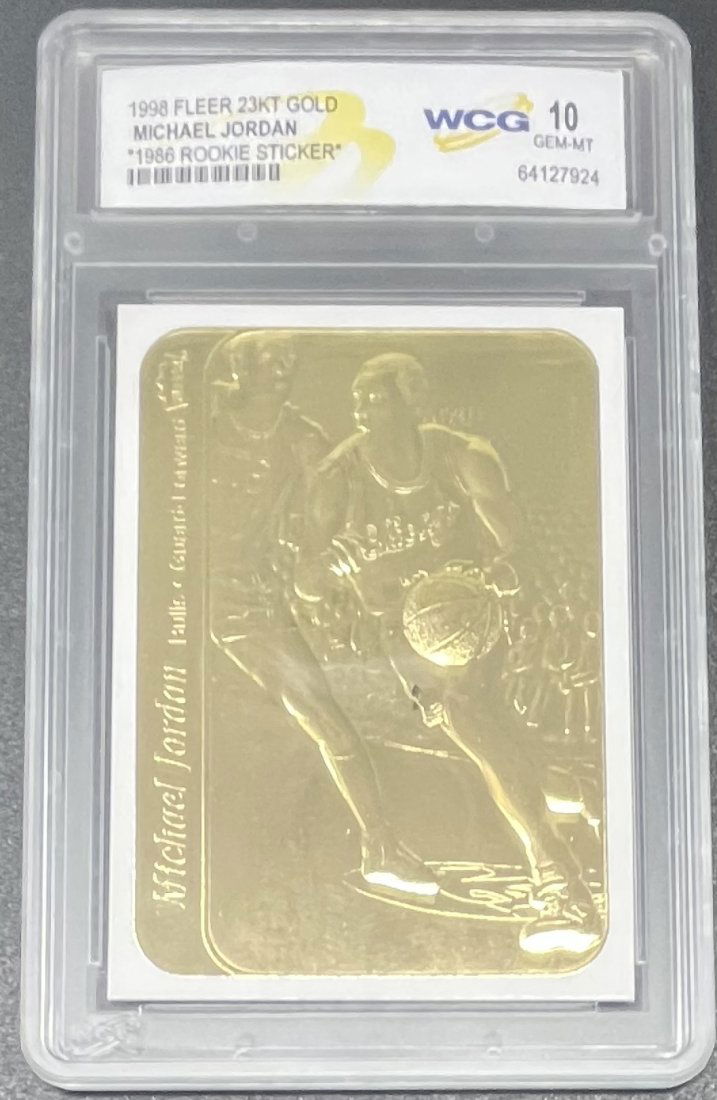 1998 Fleer Michael Jordan Basketball Card (1 of 2)