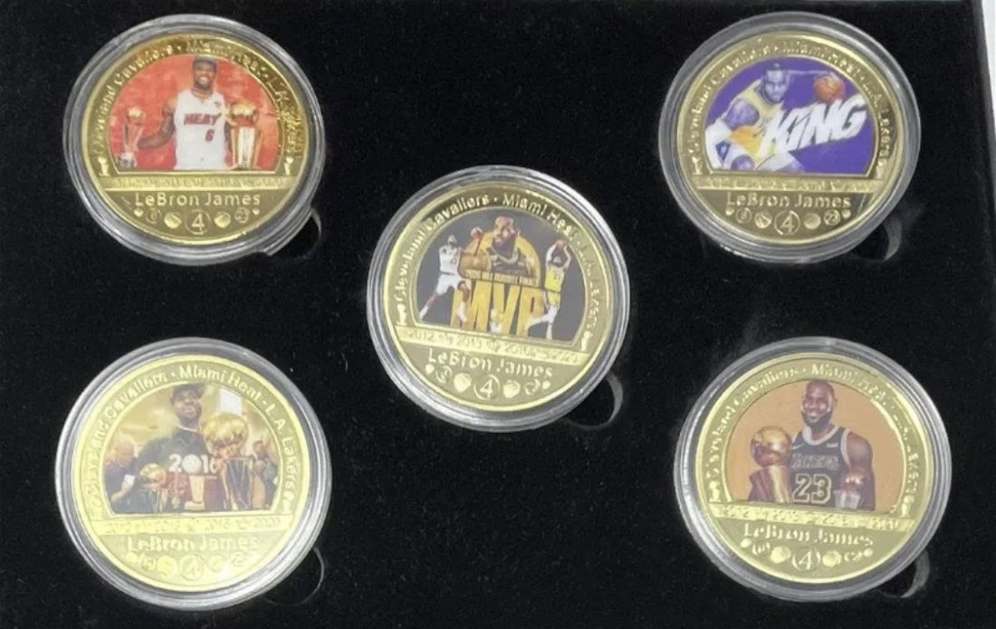 Gold Coins Lebron James (1 of 2)