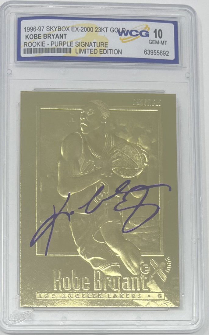 Kobe Bryant Rookie Limited Edition Purple Signature (1 of 2)