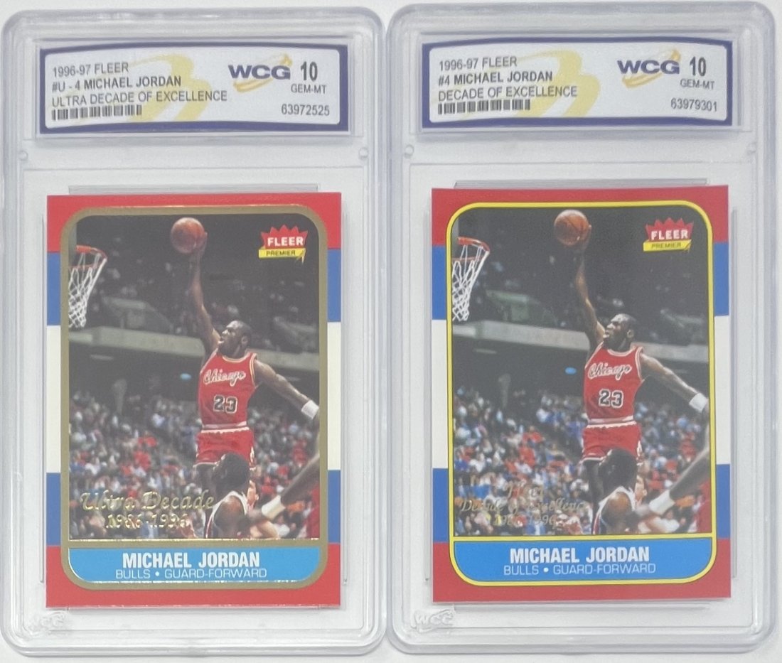 Michael Jordan Ultra Decade Of Excellence Cards (1 of 2)