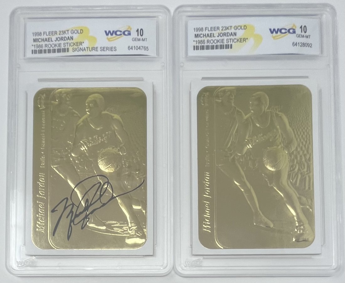 Michael Jordan Rookie Stickers Cards (1 of 2)