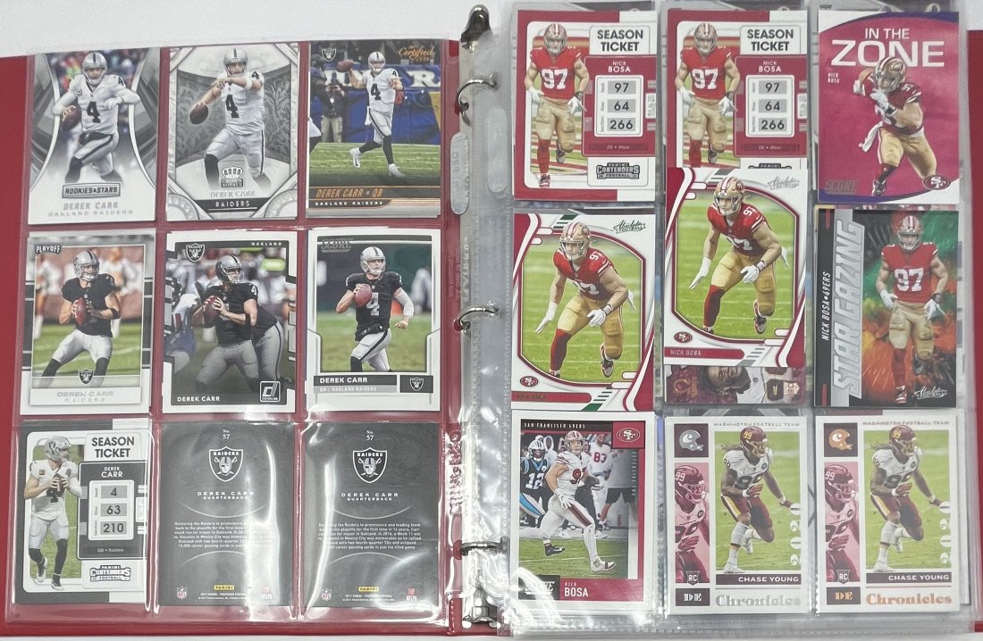Derek Carr , Nick Bosa, Jalen Hurts, Russell Wilson , Troy Aikman , Ronald Acuna Barry Bonds & More (1 of 12)