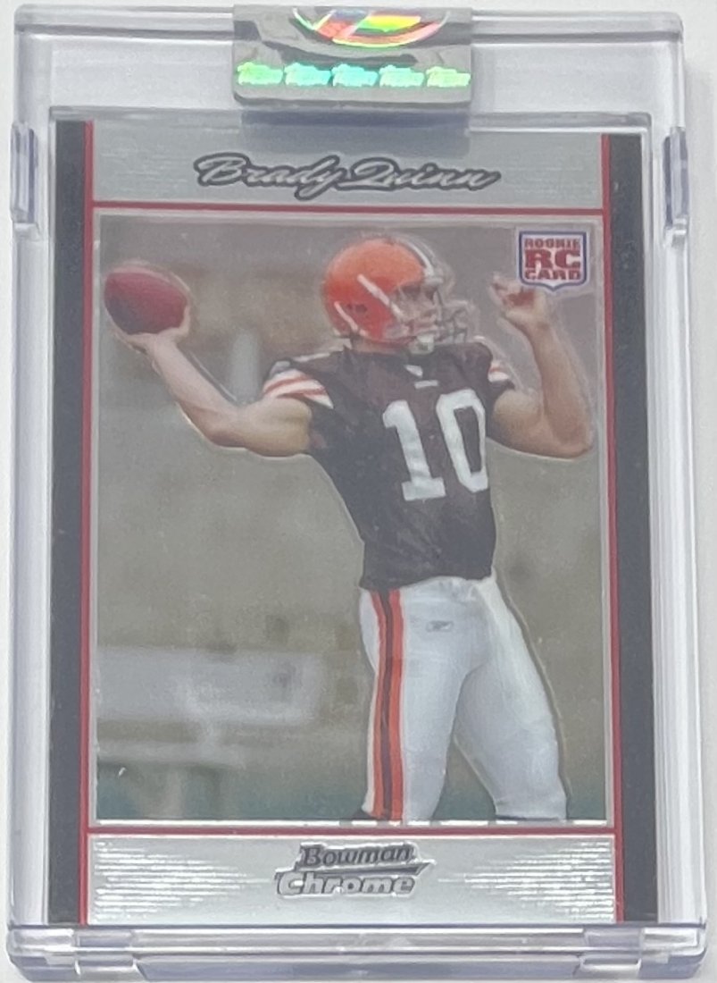 2007 Bowman Chrome Brady Quinn Numbered Card (1 of 2)