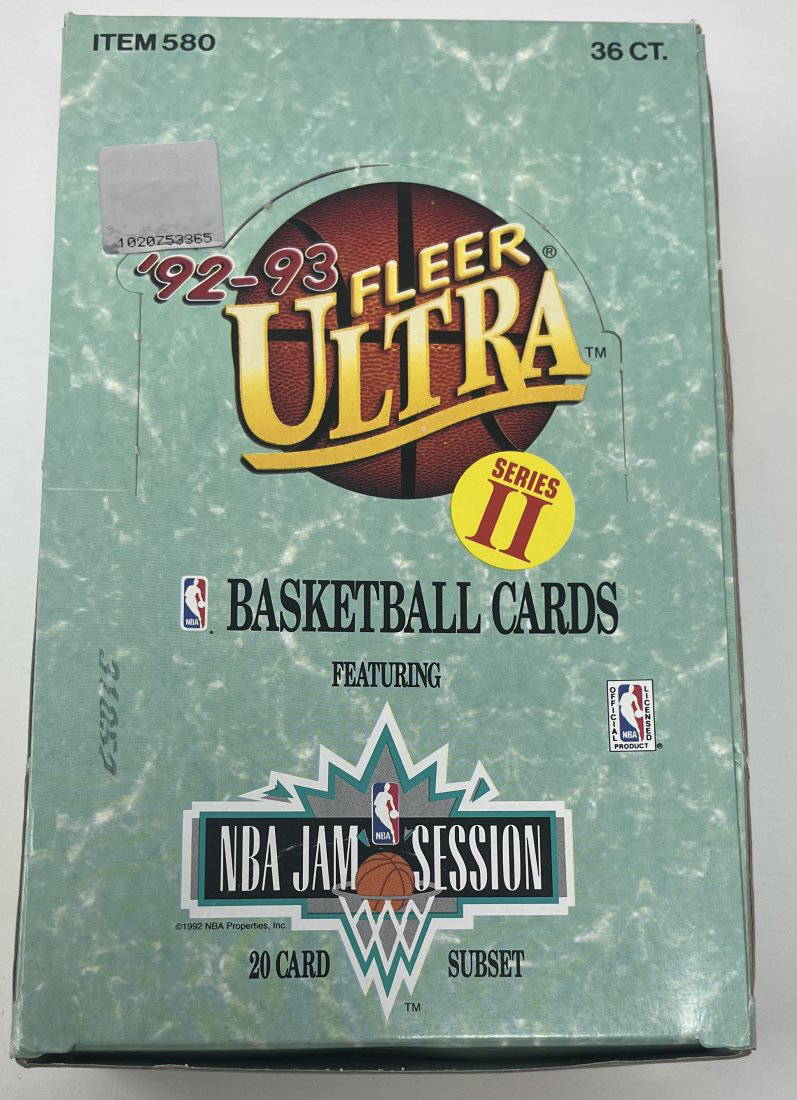 1992 Fleer Ultra Basketball Cards Box Auction