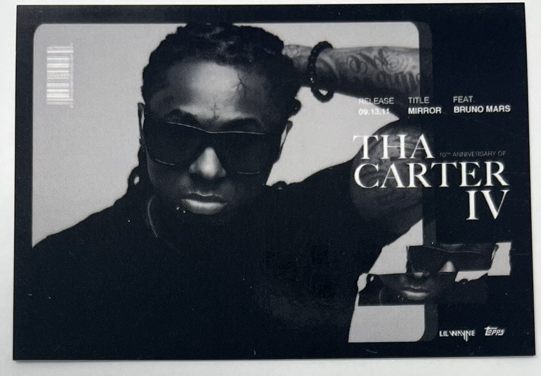 Topps Lil Wayne Card: 2021 topps Lil Wayne Mirror Trading card