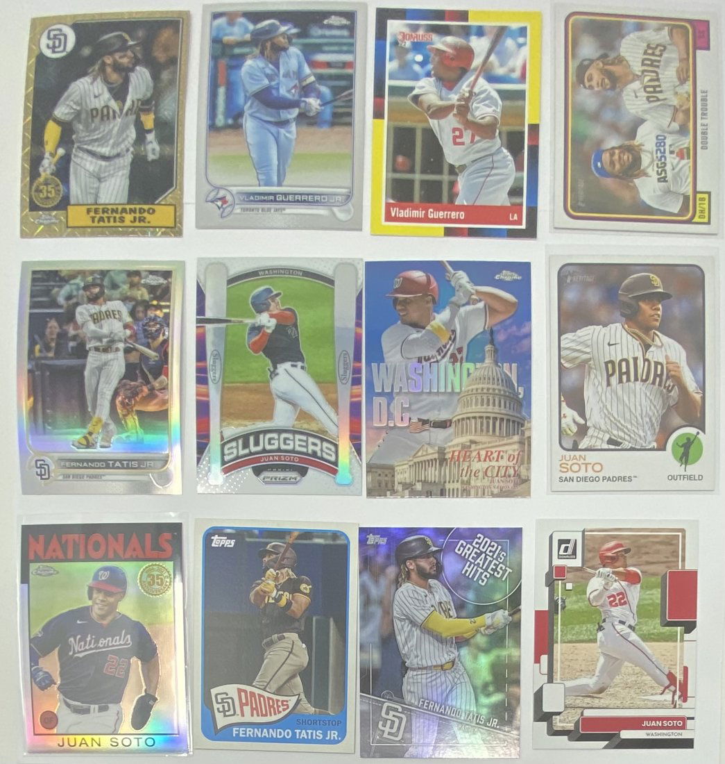 Juan Soto, Fernando Tatis Jr And Vladmir Guerrero Silver, Inserts And More (1 of 2)