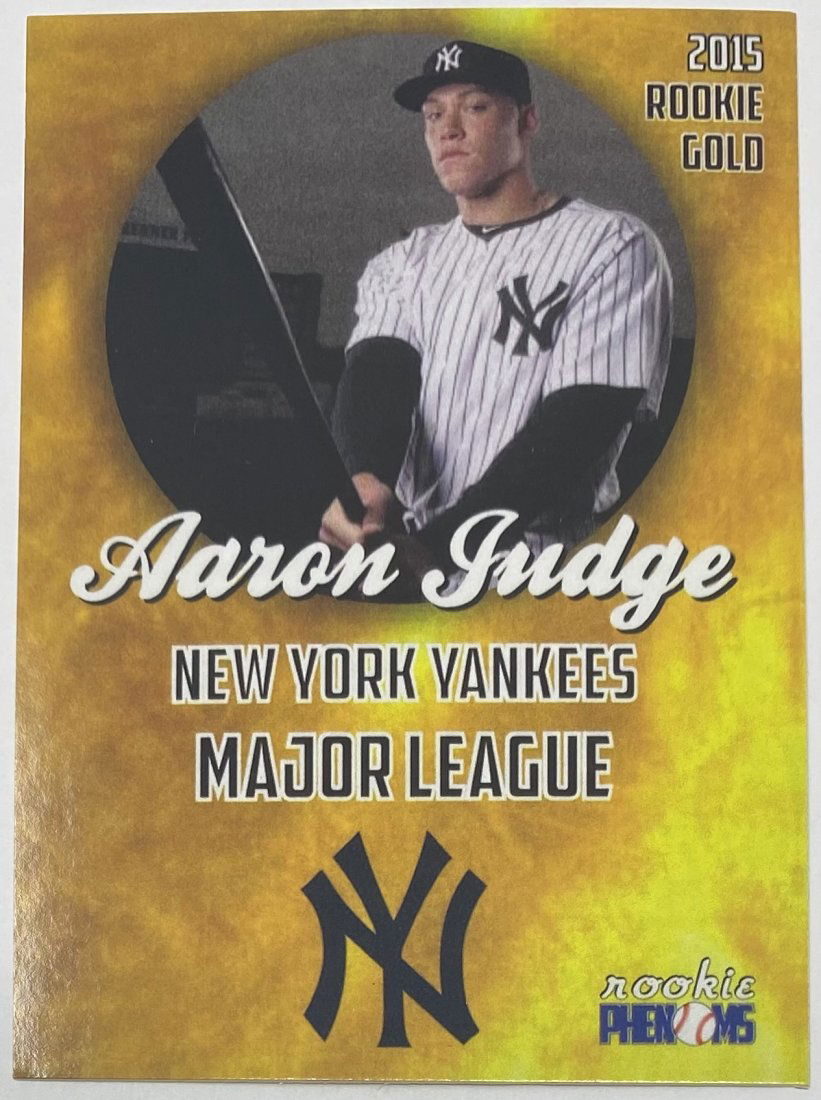 2015 Aaron Judge Rookie Gold Card (1 of 2)