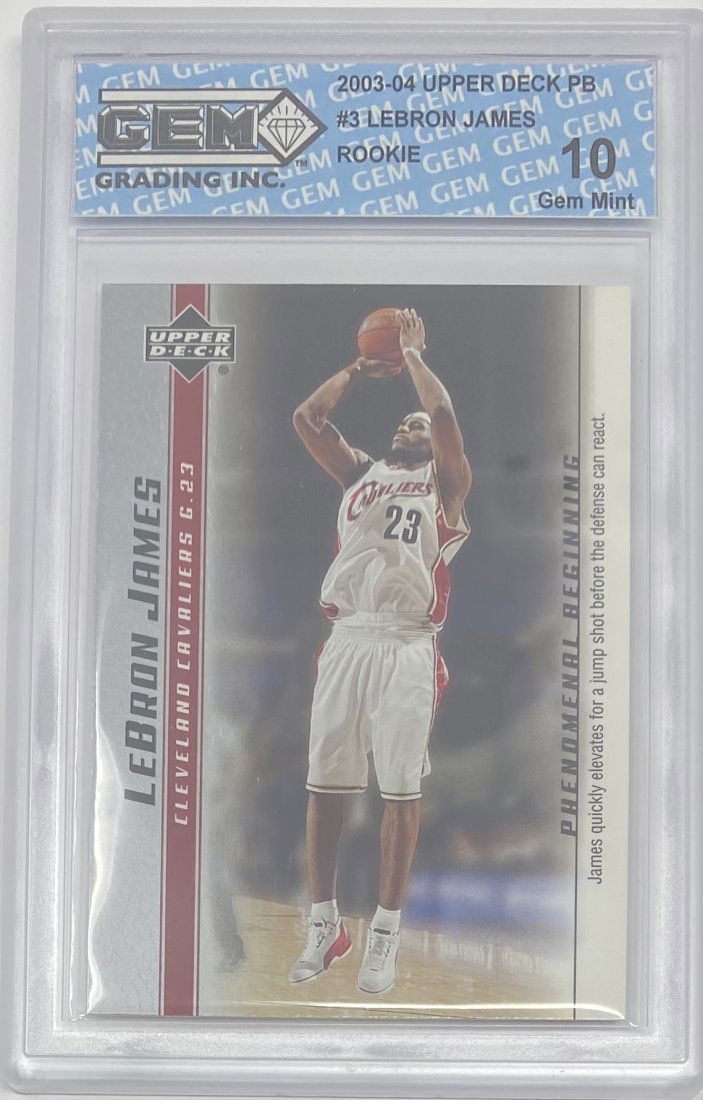 Lebron James Rookie Card Mint 10 (1 of 2)