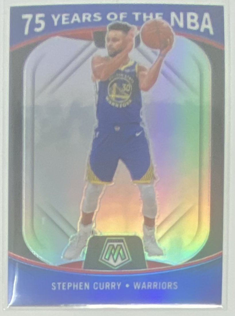 Stephen Curry 75 Years Of NBA Silver Prizm (1 of 2)