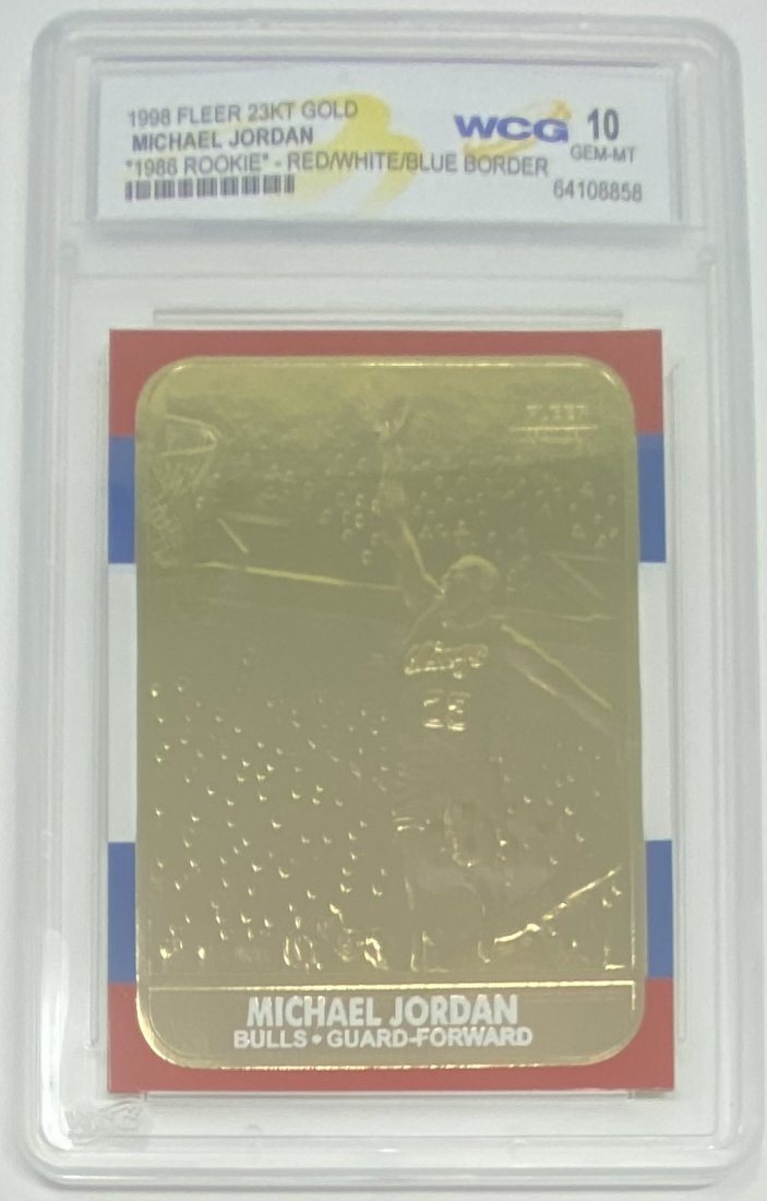 Michael Jordan Red White Blue Border Card (1 of 2)