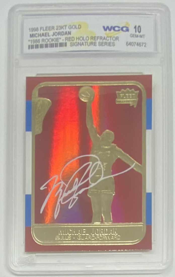 Michael Jordan Red Holo Signature Series (1 of 2)