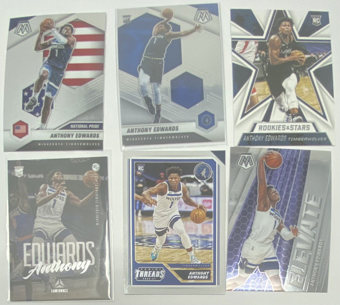 Anthony Edwards Rookie Cards (1 of 2)