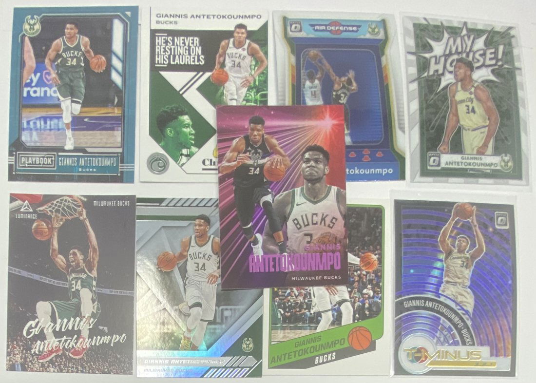 Giannis Antetokounmpo Cards (1 of 2)