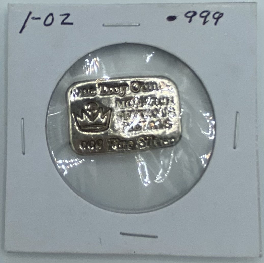 One Troy Silver Bar (1 of 2)
