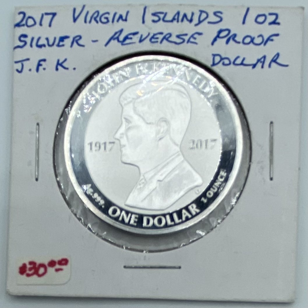 One Dollar 1oz Troy Silver Coin (1 of 2)