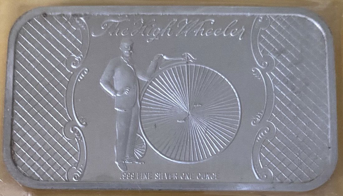 The High Wheeler 1oz Silver Bar (1 of 2)