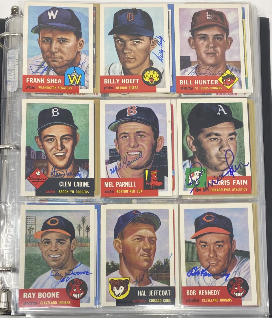 Vintage Cards Binder Autos Steven Young Jerry Rice Joe Montana Barry Sanders, Dan Marino And More (1 of 14)