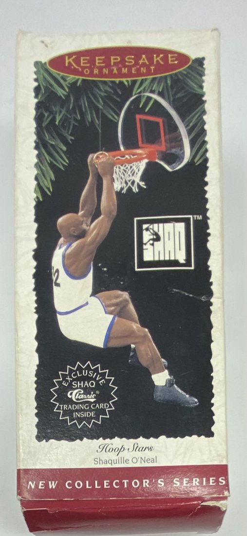 Hallmark 1995 Shaq Shaquille O Neal NBA Basketball Hoop Stars Keepsake Ornament (1 of 4)