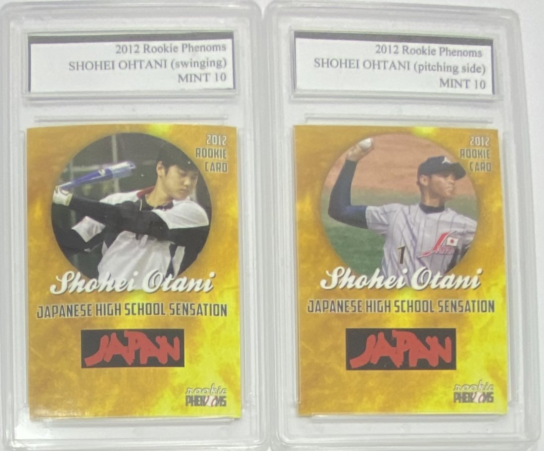 2012 Shohei Ohtani Rookie Cards (1 of 2)
