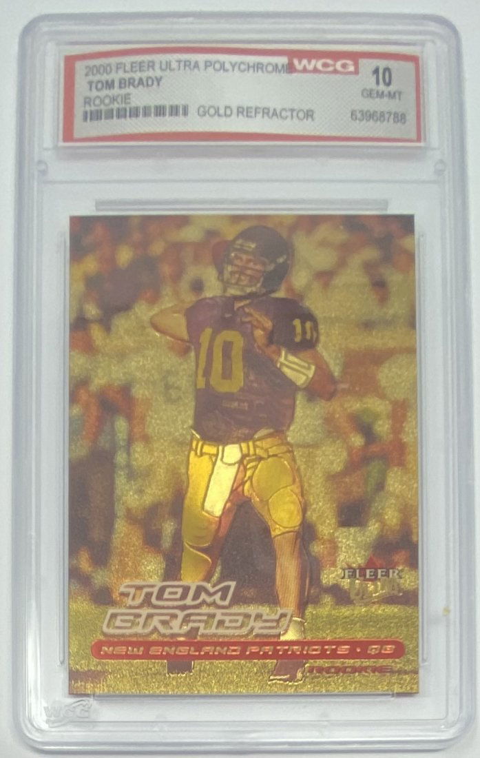 Tom Brady Gold Refractor Rookie (1 of 2)
