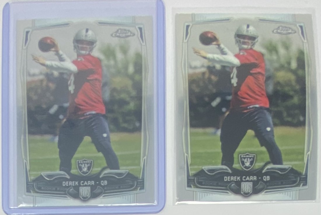 Derek Carr Rookie Cards (1 of 2)