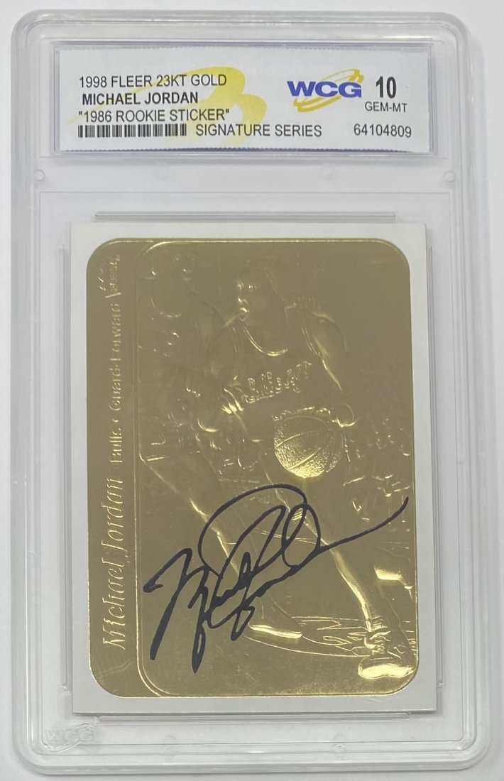 Michael Jordan Rookie Sticker Signature Series (1 of 2)