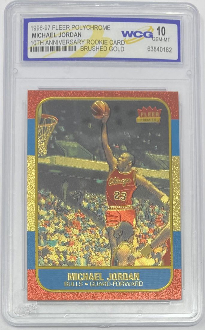michael jordan gold plated card