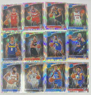 Rated Rookie Shimmer Cards: Rated Rookie Shimmer Cards total of 12 cards