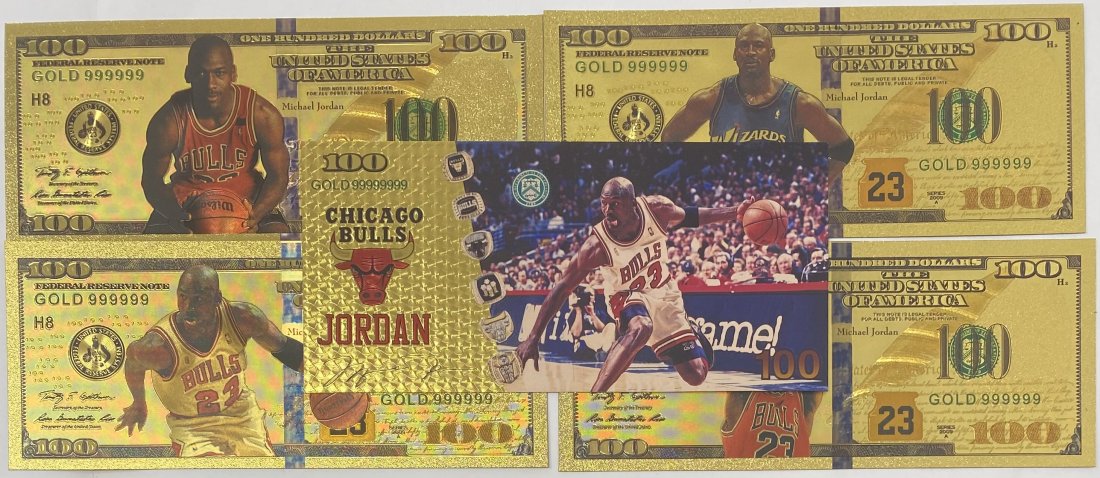 Michael Jordan Collection: Michael Jordan bills Collection with certificate