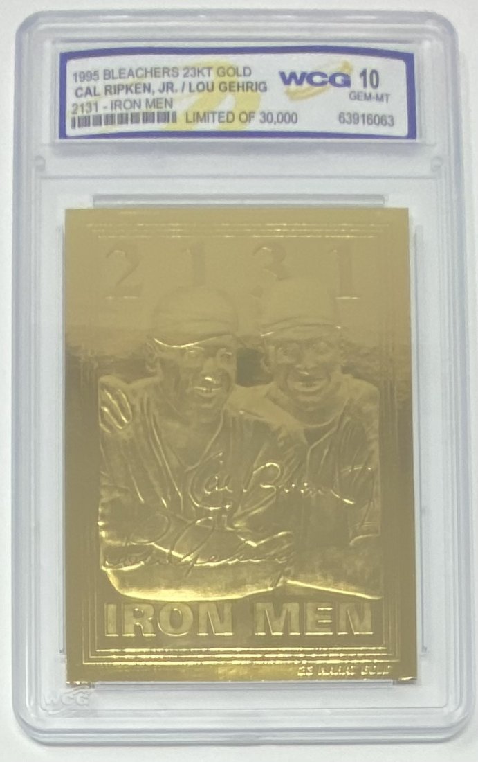 Cal Ripken Jr And Lou Gehrig Limited Edition: 1995 Cal Ripken Jr And Lou Gehrig Limited Edition mint 10