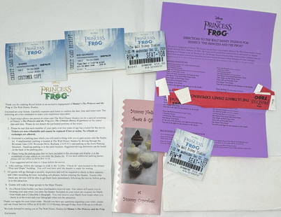 2009 Walt Disney Tickets: 2009 Walt Disney , The Princess And The Frog tickets and others for Walt Disney studios