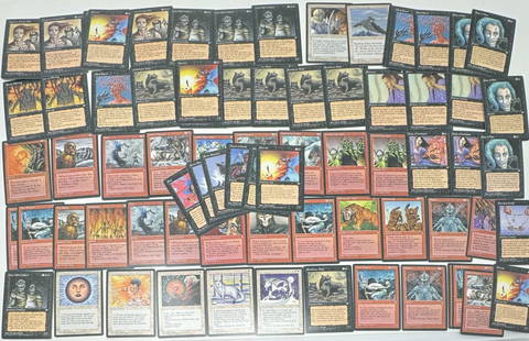 1995 Magic The Gathering Cards Collection: 1995 Magic The Gathering Cards Collection. Includes Zombie, Monsters, Soldiers and more. Total of 68 cards