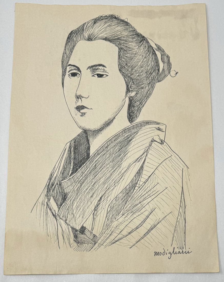 Amedeo Modigliani Drawing (1 of 3)