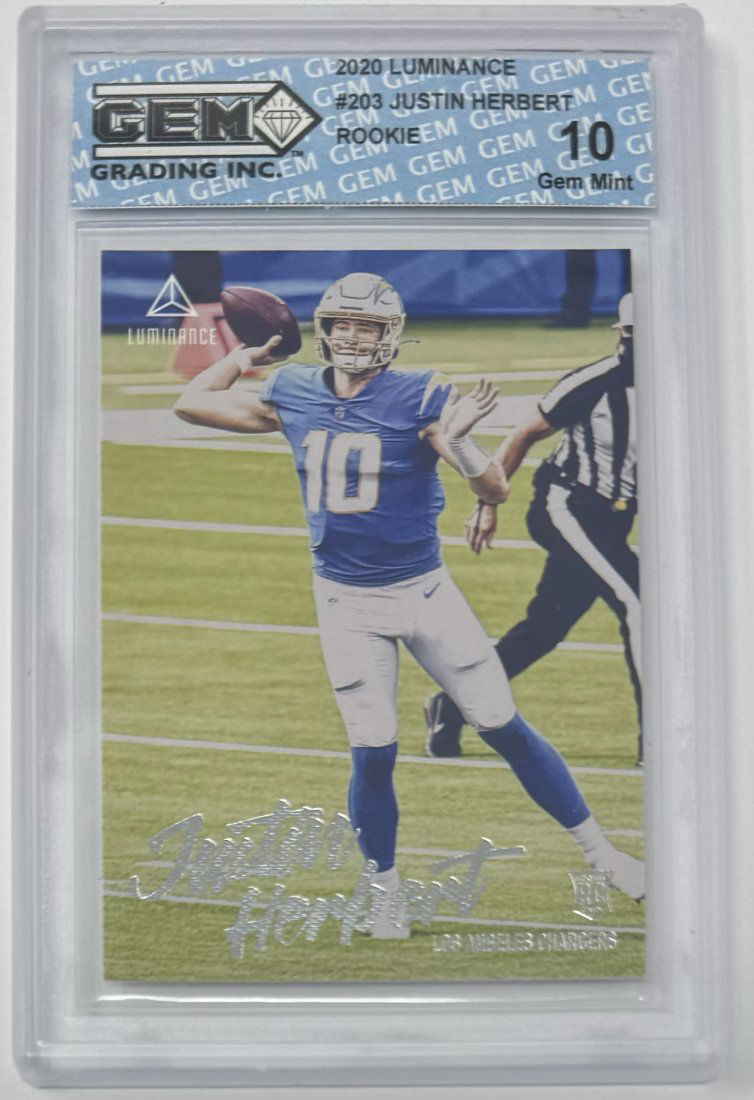 Justin Hebert Rookie Card (1 of 2)