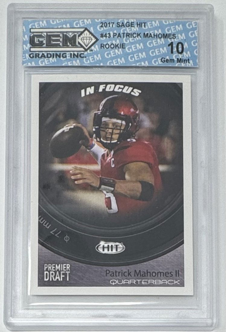 Patrick Mahomes Rookie Card (1 of 2)