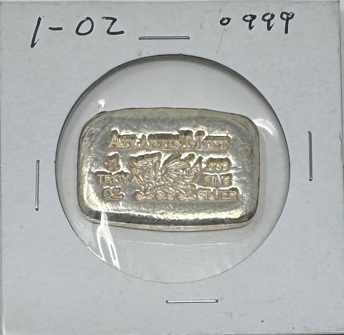 One Troy Silver Bar (1 of 2)