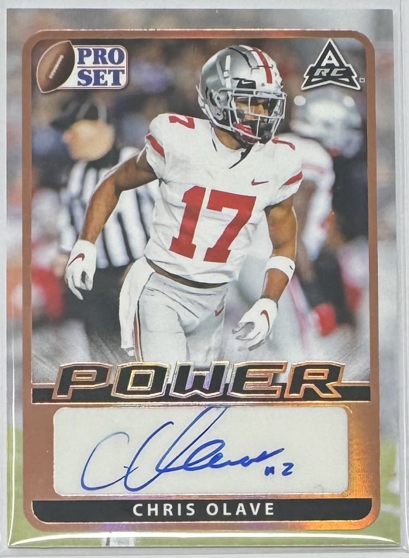 Chris Olave Refractor Auto Card (1 of 2)