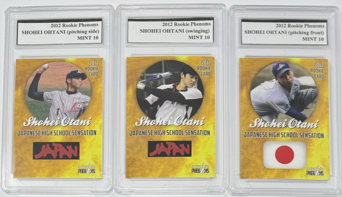 2012 Shohei Ohtani Rookie Cards (1 of 2)