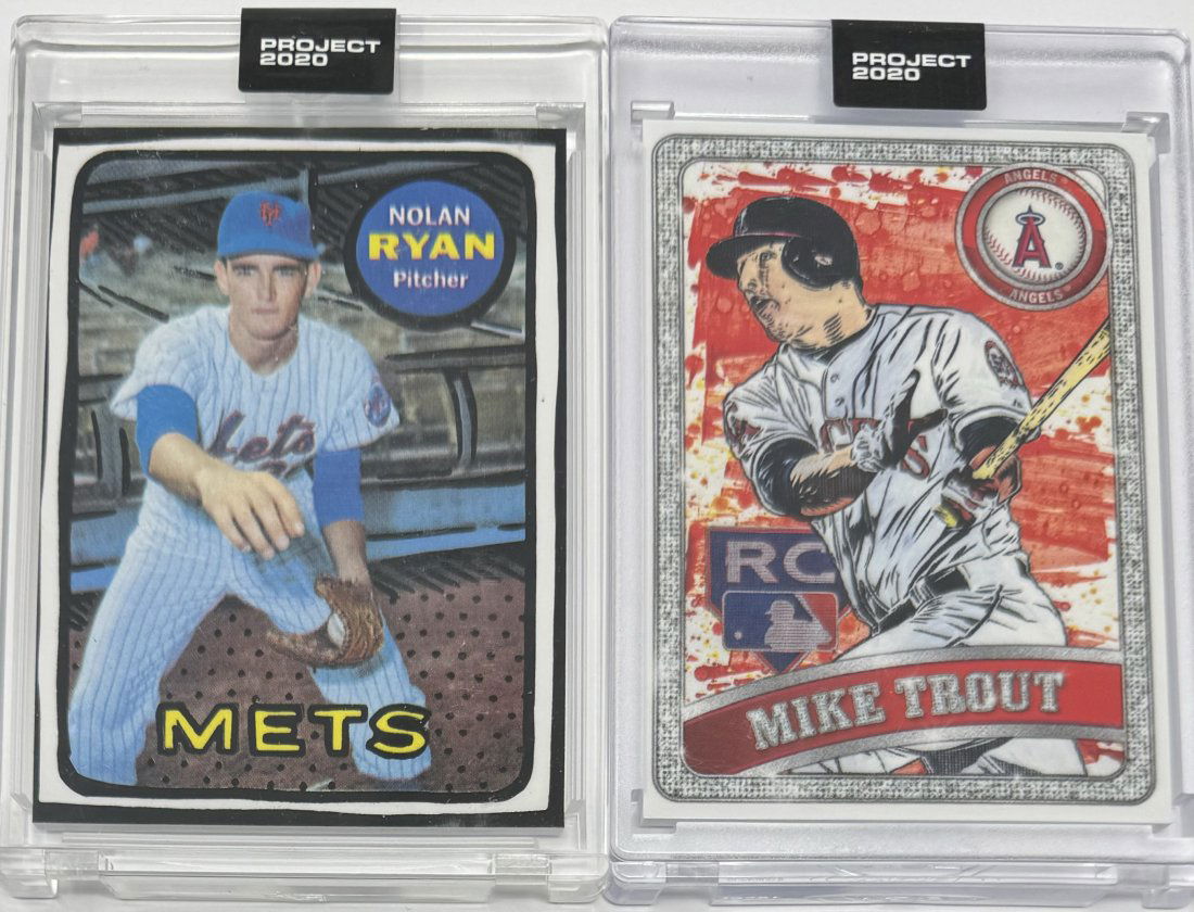 Mike Trout And Nolan Ryan Cards (1 of 2)