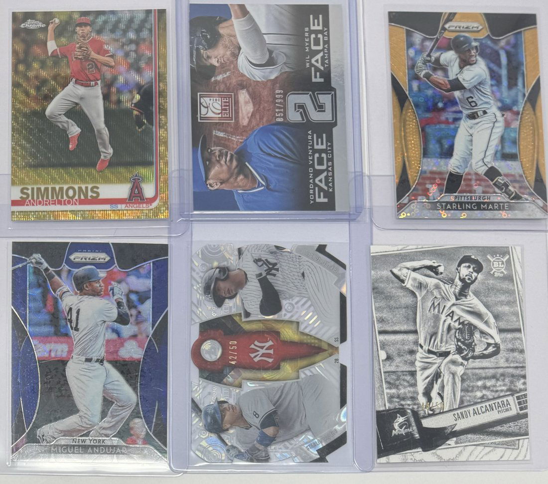 Baseball Inserts Numbered Cards (1 of 2)