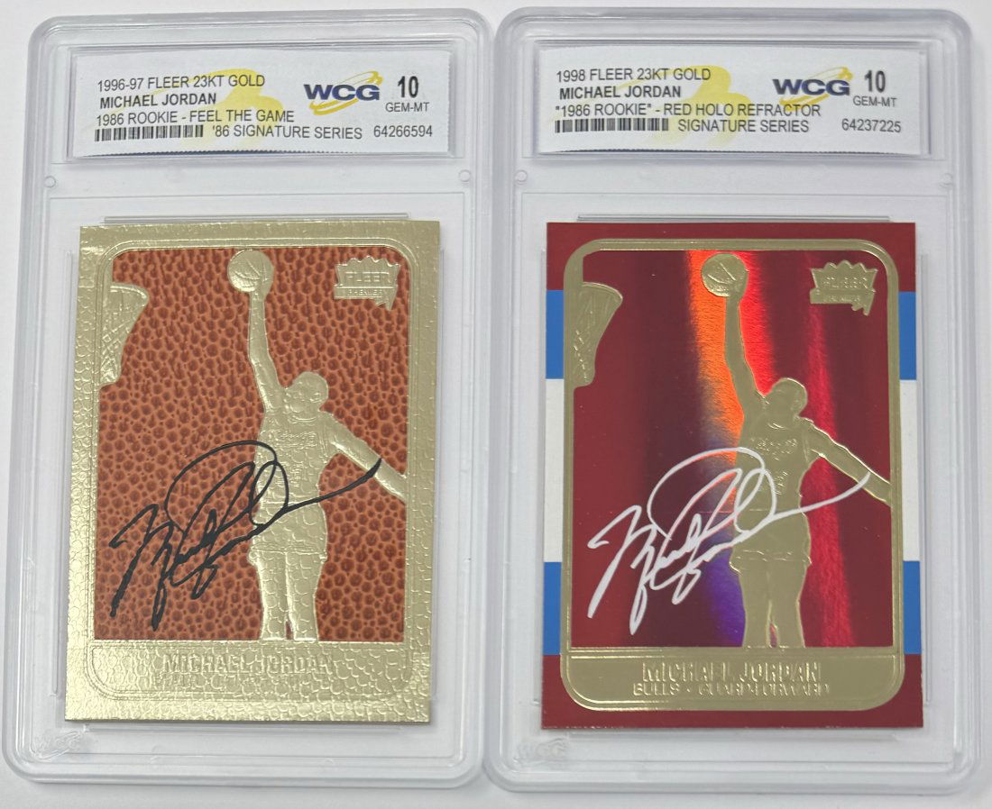 Michael Jordan Rookie Signature Series Cards (1 of 2)