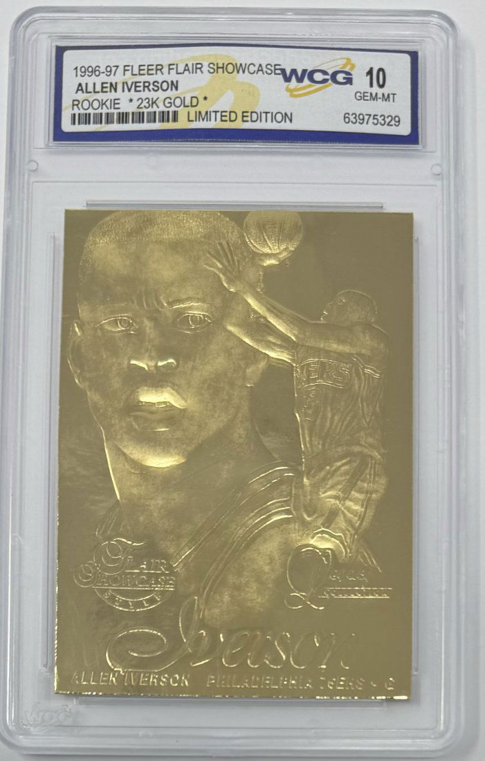 Allen Iverson Limited Edition Card Auction