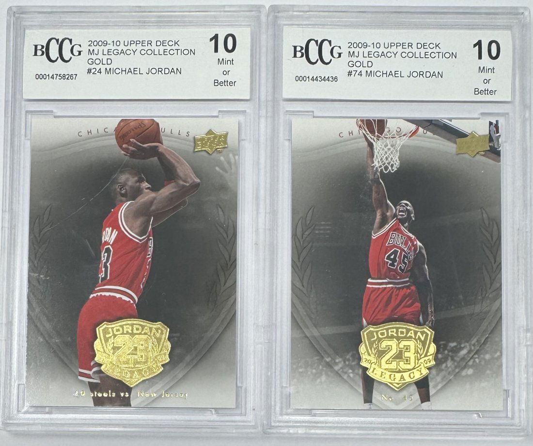 Michael Jordan Gold Legacy Cards (1 of 2)