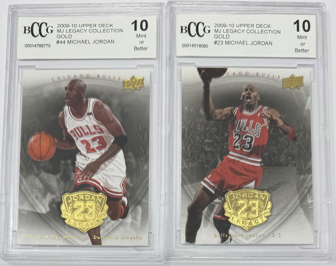 Michael Jordan Gold Cards (1 of 2)