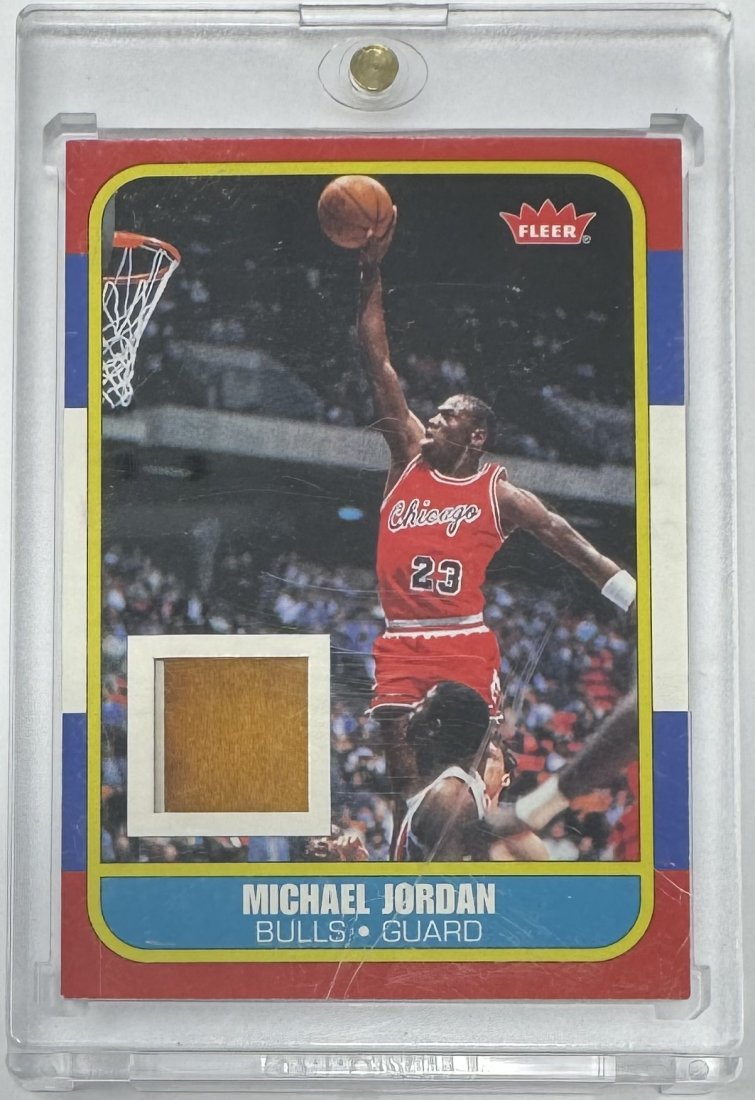 Michael Jordan Game Used Trading Card (1 of 2)