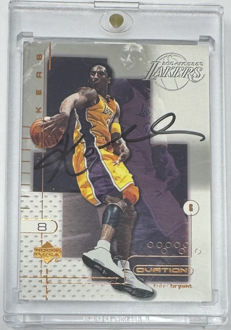 Kobe Bryant Autographed Card (1 of 2)