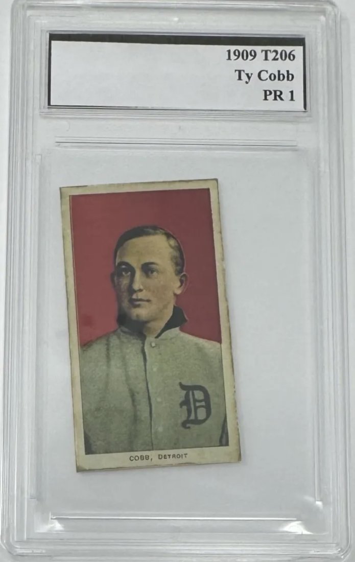 Ty Cobb Reprint: Look alike card: Ty Cobb reprint