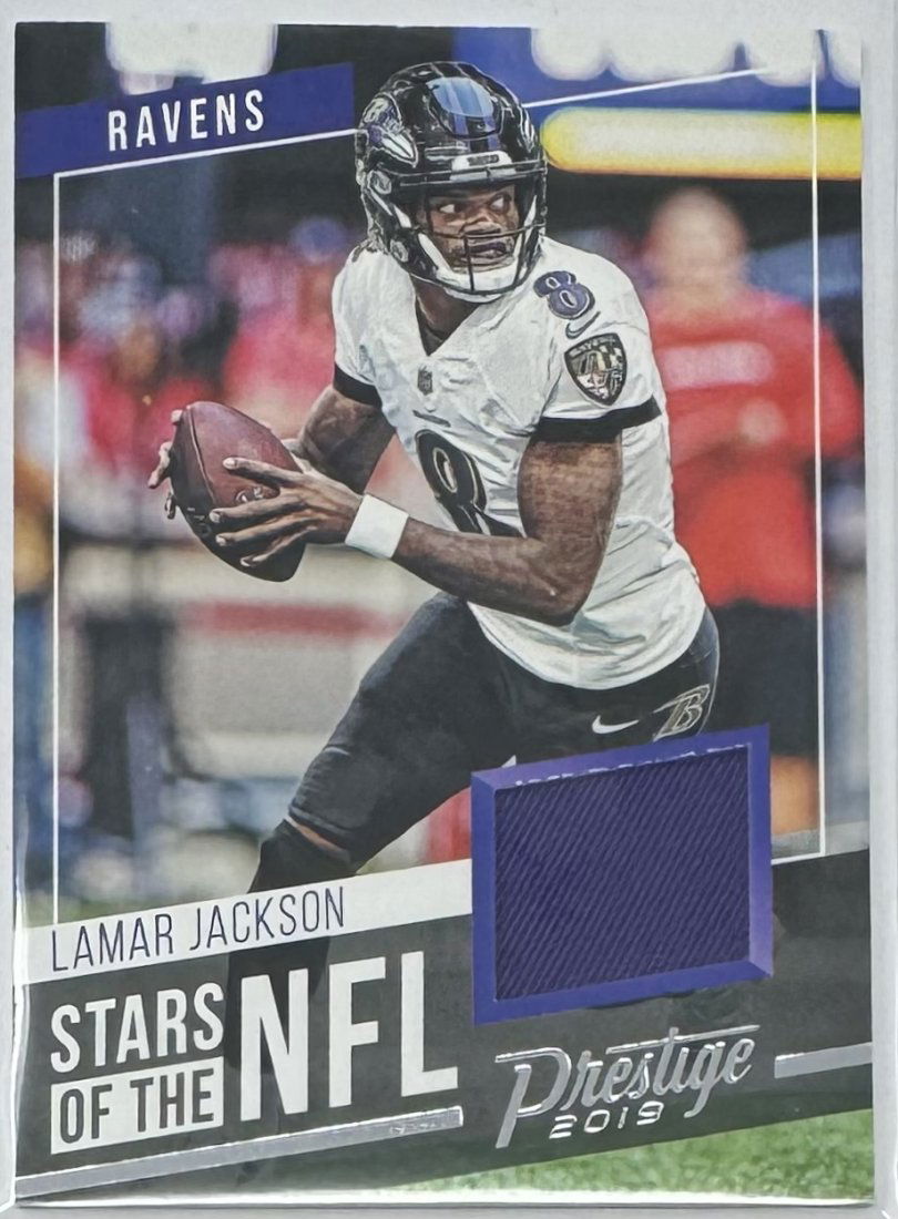 Lamar Jackson Game Used Patch (1 of 2)