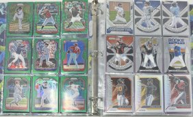 Binder Of Baseball Rookie Cards