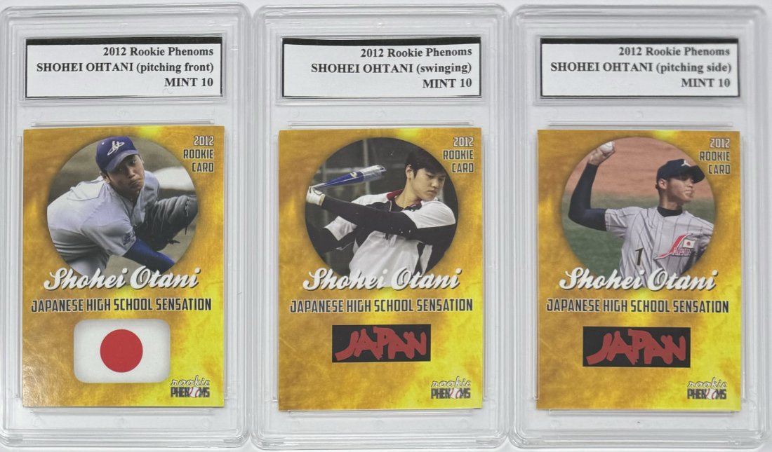 2012 Shohei Ohtani Rookie Cards (1 of 2)